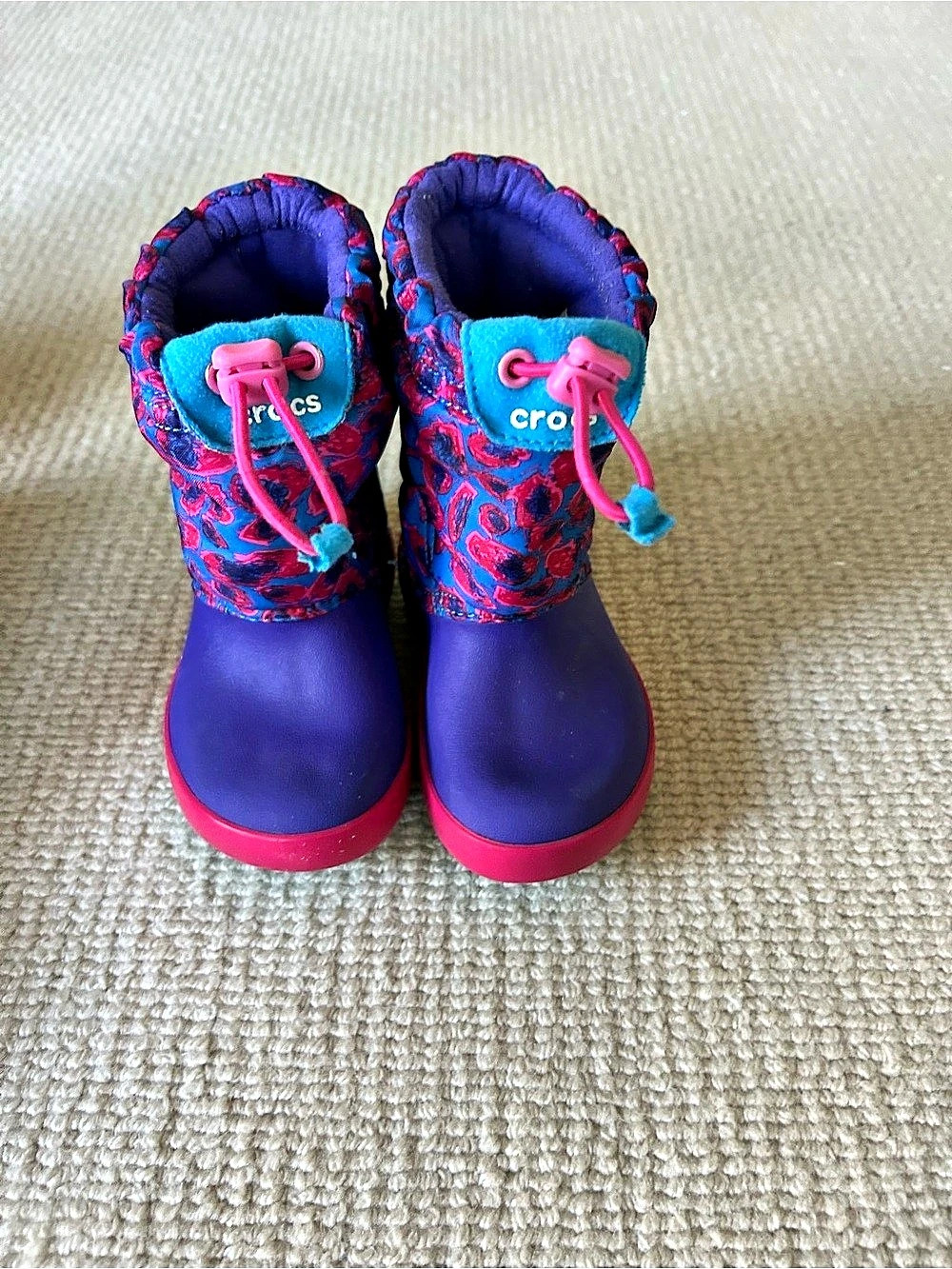 Crocs Crocband II.5 Gust Boot Girls C 8 Purple & Pink